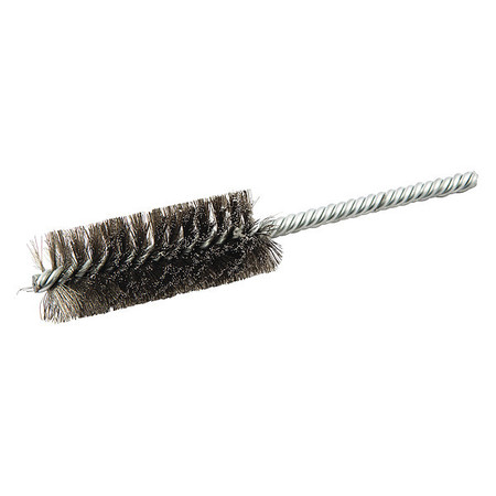Norton Abrasives Tube Brush, 3/4" Brush Dia., 3/8" L Trim 66252838850