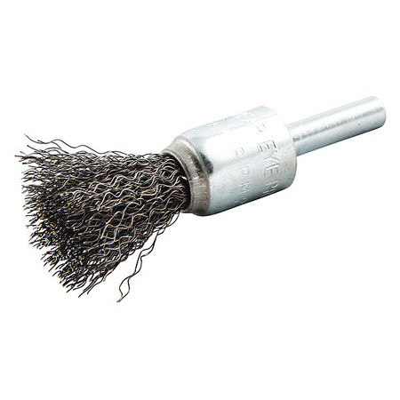 ZORO SELECT Crimped Wire End Brush, Shank Size 1/4" 66252838889