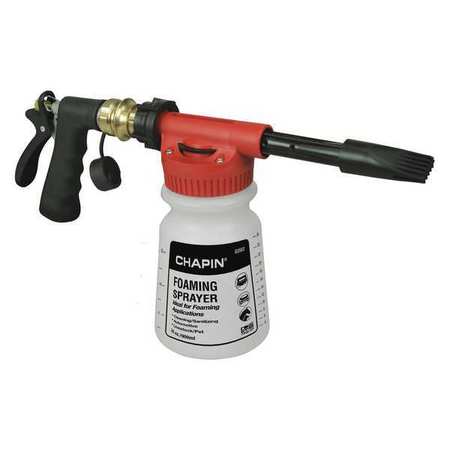 Chapin 1/4 gal. Hose End Sprayer, Plastic Tank, Foaming Spray Pattern, 40 psi Max Pressure G5502