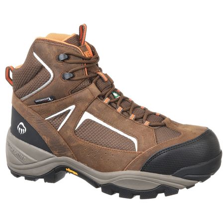 WOLVERINE Size 14 Men's Hiker Boot Composite Work Boot, Brown W10759