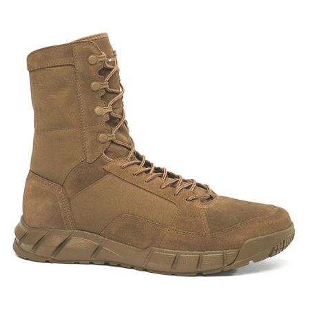 OAKLEY Tactical Boots, 8, R, Tan, Plain, Mens, PR 11188-86W-8