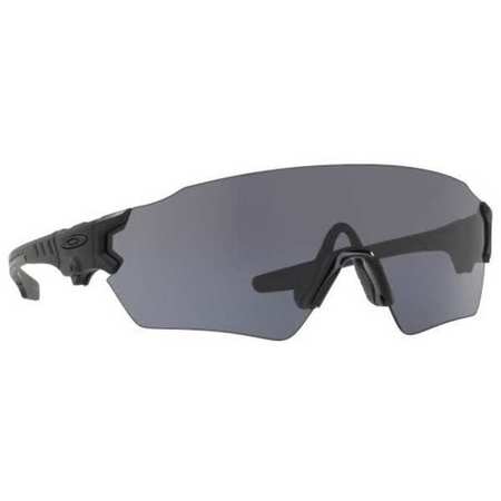 Oakley Safety Glasses, Wraparound Gray Plutonite Lens, Scratch-Resistant OO9328-04 |