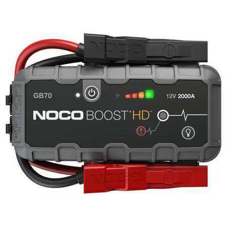 Noco Portable Power Pack, 8-51/64" W, 12VDC GB70