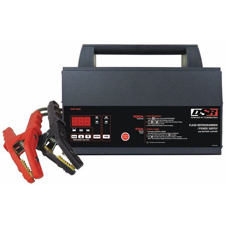 SCHUMACHER Benchtop Battery Charger, Automatic, Boosting, For Battery Voltage: 12 INC100A