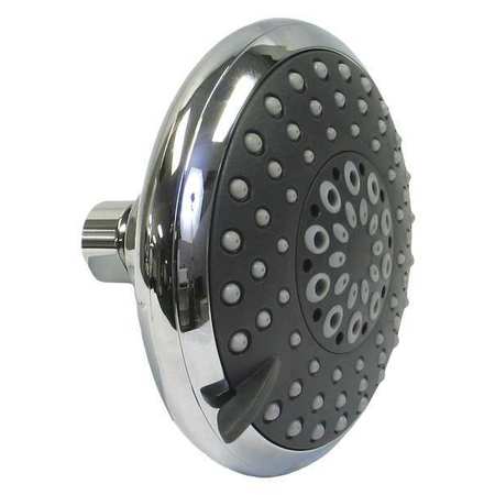 RAINFLURRY SHOWERHEADS Shower Head, 4 Function, Chrome Plated 776-0075