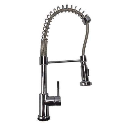 DOMINION FAUCETS Single Lever Faucet, Pull Down Sprayer CP 77-4500