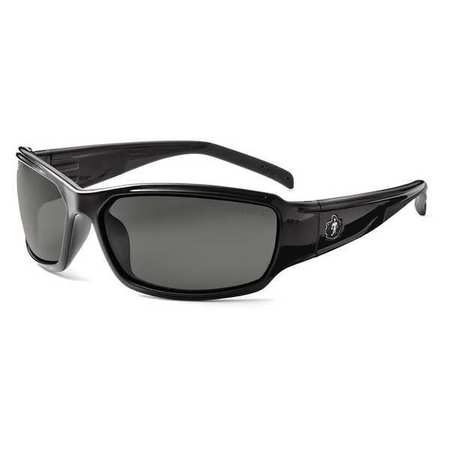 SKULLERZ BY ERGODYNE Polarized Safety Glasses, Smoke Scratch-Resistant THOR-PZ