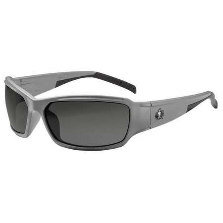 Skullerz By Ergodyne Polarized Safety Glasses, Smoke Scratch-Resistant THOR-PZ