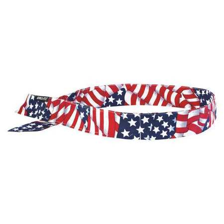 Chill-Its By Ergodyne Evaporative Cooling Bandana, Stars, PK24 6705