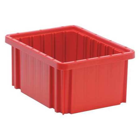 QUANTUM STORAGE SYSTEMS Divider Box, Red, Not Specified, 10-7/8 in L, 8-1/4 in W, 5 in H DG91050RD