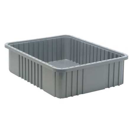 QUANTUM STORAGE SYSTEMS Divider Box, Gray, Not Specified, 22-1/2 in L, 17-1/2 in W, 6 in H DG93060GY