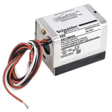 ERIE Actuator, 120V, Norm Closed, Switch AG13B02A