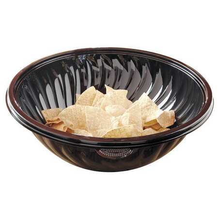 EMI YOSHI PET Bowl, PrepServe, 16in, 320oz, Black, PK25 EMI-PTB320-16B