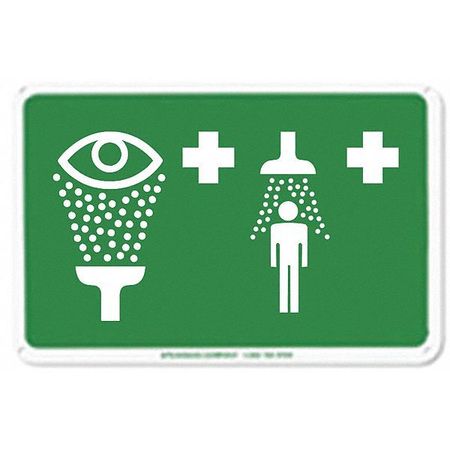 SPEAKMAN Emergency Shower and Eyewash Sign SGN3