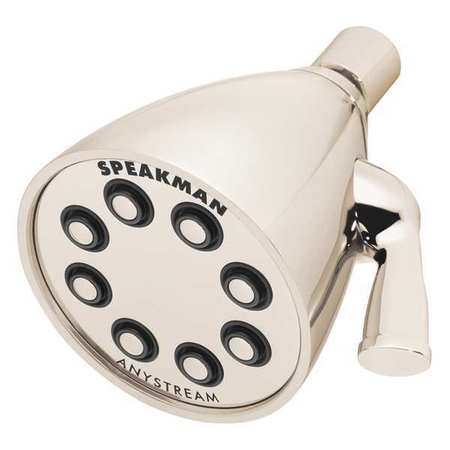 SPEAKMAN 1# 8-Jet Sld Brs Shwhd Plsh Nckl S-2251-PN