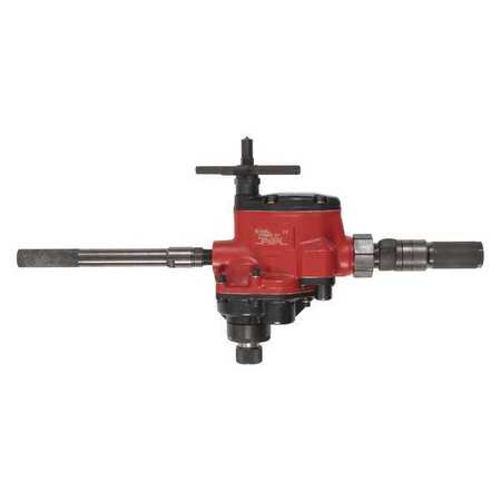 CHICAGO PNEUMATIC 1-1/4 Inch Air Drill, T-Handle, Morse Taper 3 Chuck, 2.8 HP / 2100 W, Torque 144.6 ft. lbf - 380 RPM CP1820R32