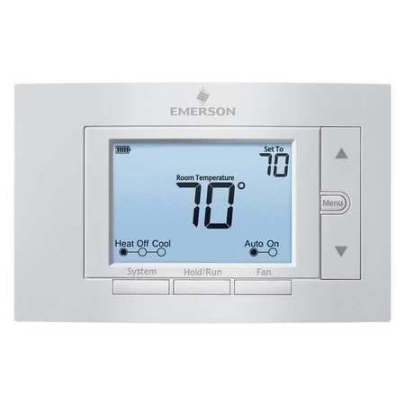 White-Rodgers 80 Series Thermostats, 4 H 2 C, Hardwired/Battery, 24VAC 1F85U-42NP