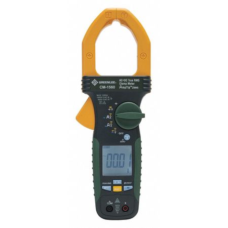 GREENLEE Clamp Meter, LCD, 1,000 A CM-1560