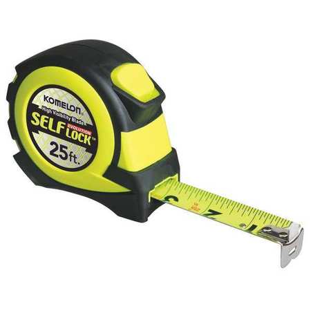 KOMELON 25 ft Tape Measure, 1 in Blade EV2825