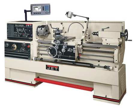 JET Lathe, 230V AC Volts, 7 1/2 hp HP, 60 Hz, Three Phase 40 in Distance Between Centers 321301