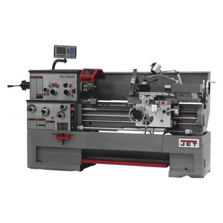 JET Lathe, 230V AC Volts, 7 1/2 hp HP, 60 Hz, Three Phase 40 in Distance Between Centers 321469