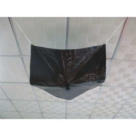 ZORO SELECT Roof Leak Diverter, 2-1/2 ft., Black 42X289
