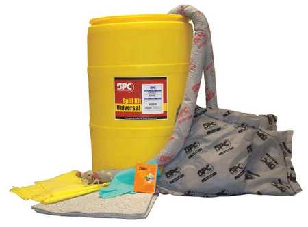 Brady Spill Kit, Oil-Based Liquids, Yellow SKO-55W