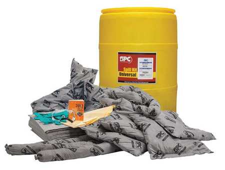 BRADY SPC ABSORBENTS Spill Kit, Universal, Yellow SKA55-TAA