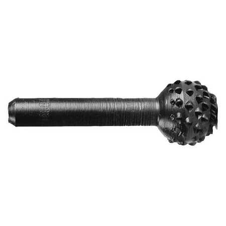 CENTURY DRILL & TOOL Rotary Rasp, Ball, 5/8 x 5/8 in. 75400