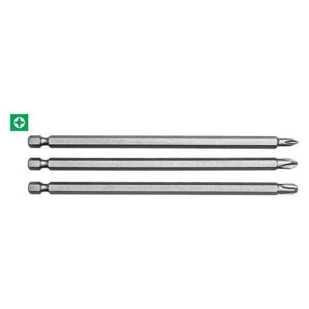 CENTURY DRILL & TOOL Phillips Screwdriver Set, 3 pcs 68600