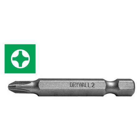 CENTURY DRILL & TOOL Phillips Drywall Screwdriver Bit, 2, 2in. 69200
