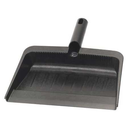 CARLISLE FOODSERVICE Flexible Dustpan, Black, 12 in, PK24 36143703