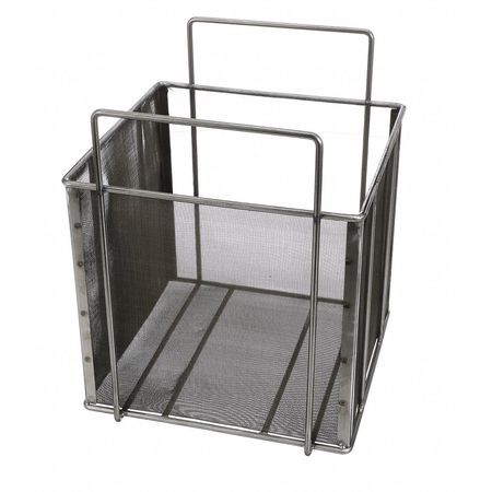 MARLIN STEEL WIRE PRODUCTS Natural Rectangular Parts Washing Basket, Steel 00-00368255-81