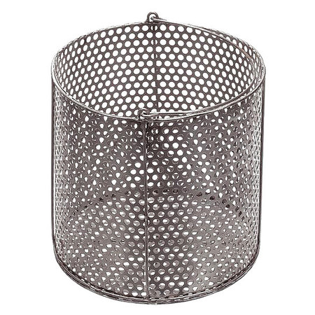 MARLIN STEEL WIRE PRODUCTS Natural Round Parts Washing Basket, Steel 00-00368224-81