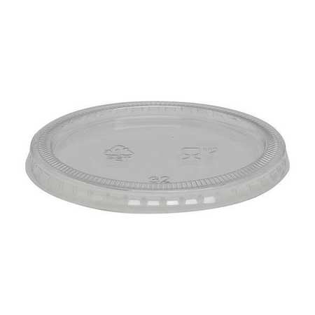 Dixie Portion Cup Lid, Clear, Plastic, PK2400 PL40CLEAR