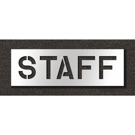 RAE Pavement Stencil, Staff, STL-108-71013 STL-108-71013