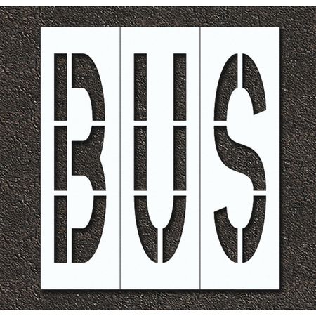 RAE Pavement Stencil, Bus, 48 in STL-116-74815