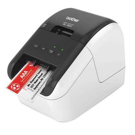 Brother Label Printer, Overall Length 8-13/32" QL-800