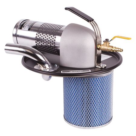 GUARDAIR Pneumatic Drum-Top Vacuum Head, Standard 20 cfm N051M