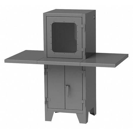 GREENE MANUFACTURING Computer Enclosure, 72" Overall Height EXC-6772WD