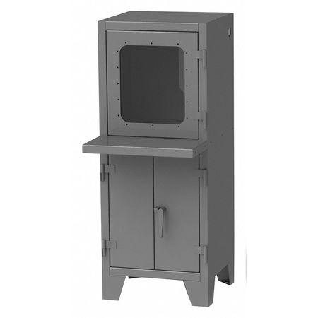 GREENE MANUFACTURING Computer Enclosure, 72" Overall Height EXC-2672FS