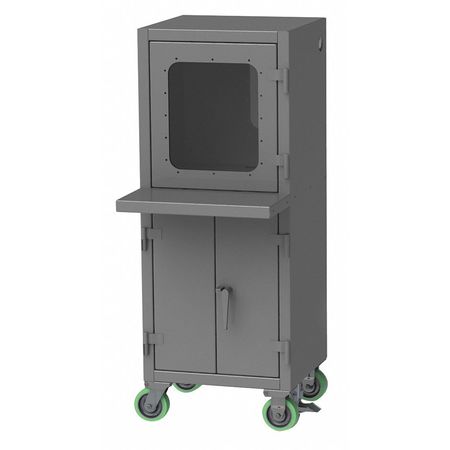 GREENE MANUFACTURING Computer Cabinet, 72" Overall Height EXC-2672FS.P
