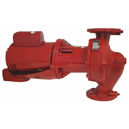 BELL & GOSSETT HVAC Circulating Pump, 1/2 hp, 115V/208V-230V, 1 Phase, Flange Connection 1EF026LF