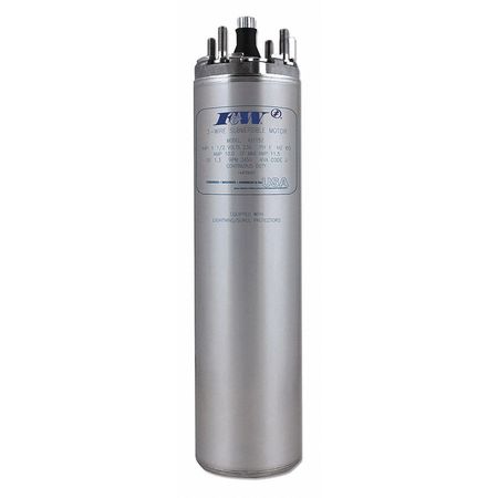 FLINT & WALLING Deep Well Submersible Pump Motor, 1-1/2H 137420