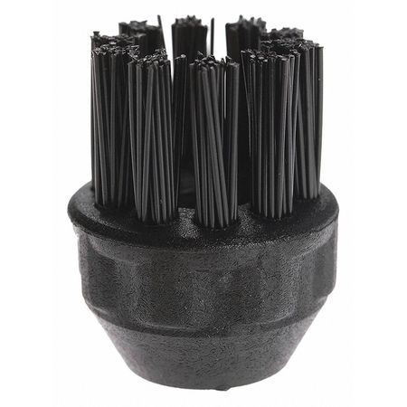 APEX STEAM TECHNOLOGIES Black Circular Nylon Brush, Size 1" L 000033104