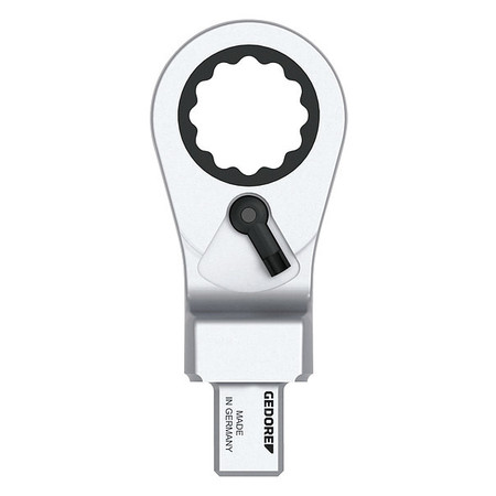 GEDORE Reversible Ratchet Wrench Head, 1/2" Size SUKSE9 13