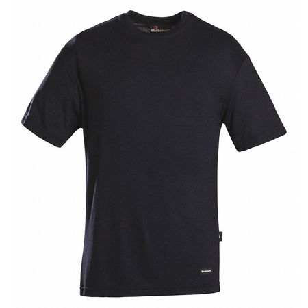 WORKRITE FIRE SERVICE Flame-Resistant Shirt, M Size, Navy FT34NV MD 00