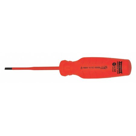 PROTO Insulated Slotted Screwdriver 5/32 in Round J90004-VDE