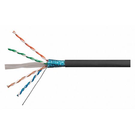 MONOPRICE Data Cable, 1000 ft. L, Black Jacket 18609