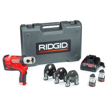 Ridgid Press Tool Kit, 12.0V, Li-Ion, 13-1/2" L RP240